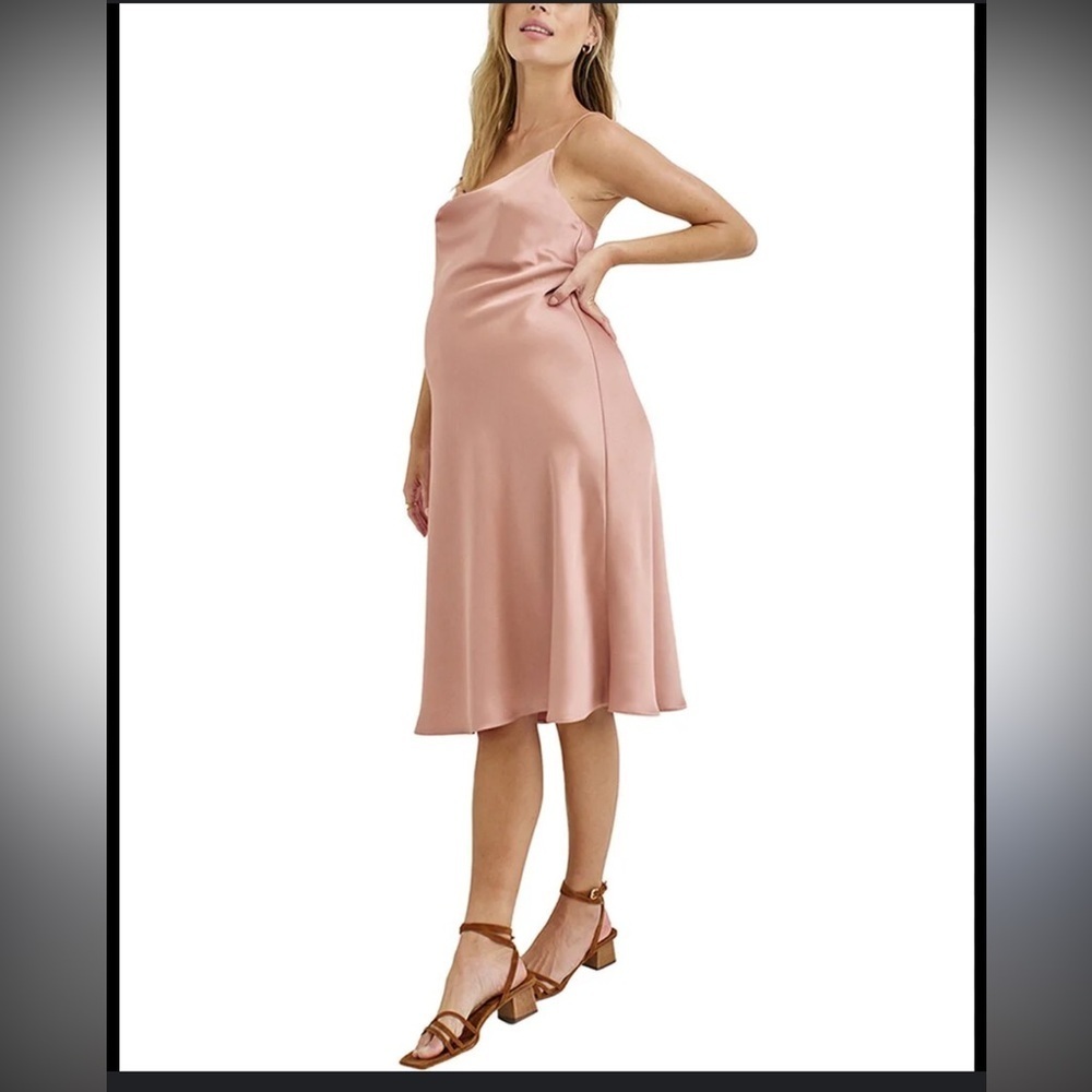 Hatch Maternity the easy slip dress 1